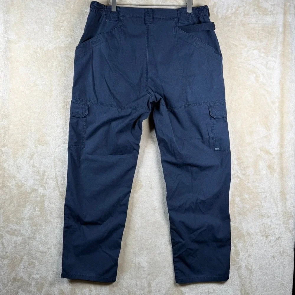 5.11 Tactical Mens 40x32 Navy Blue Cargo Pants Utility Workwear Trousers EDC 511